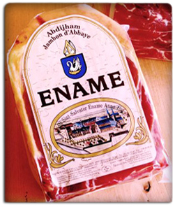 Le jambon de l’abbaye d’Ename ®, le seul jambon véritable de l’abbaye Saint-Sauveur !